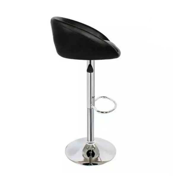 Chrome Plated Iron Base Bar Stool