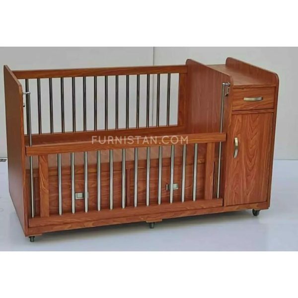 Brown Baby Cot