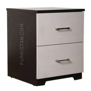 Dual Colored Bedside Table