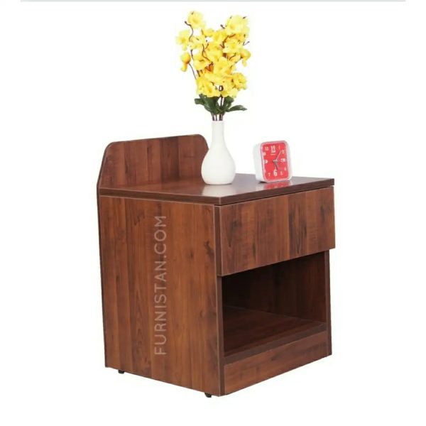 Bedside Table with Dual Storage