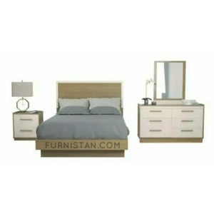 Brown Frame Bed Set