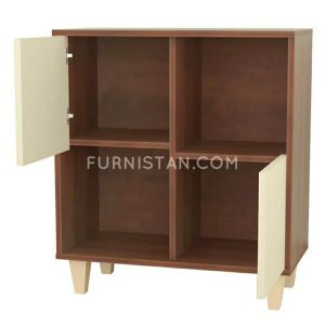 Bookshelf with 4 compartments