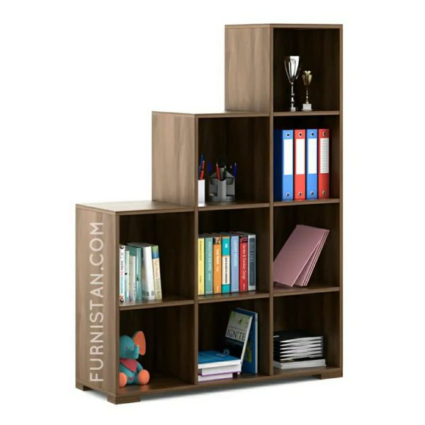 Bookshelf with 9 compartments