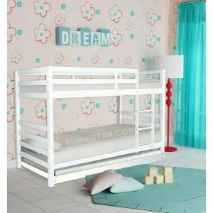 All White Bunk Bed