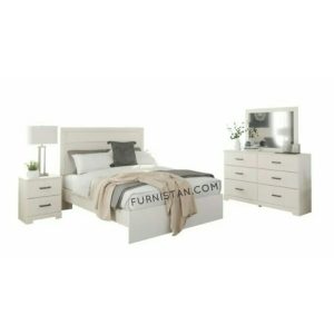 Elegant white bed set